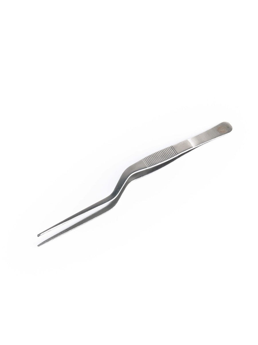 Пинцет кулинарный изогнутый, 160mm