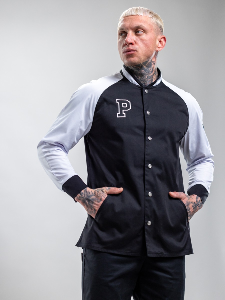 259BW-КИТЕЛЬ ПОВАРСКОЙ МУЖСКОЙ