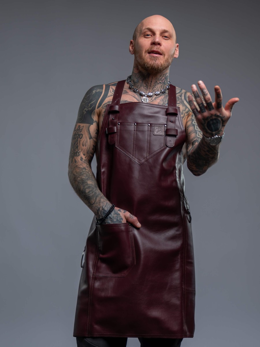 FL104 - ФАРТУК КОЖАНЫЙ