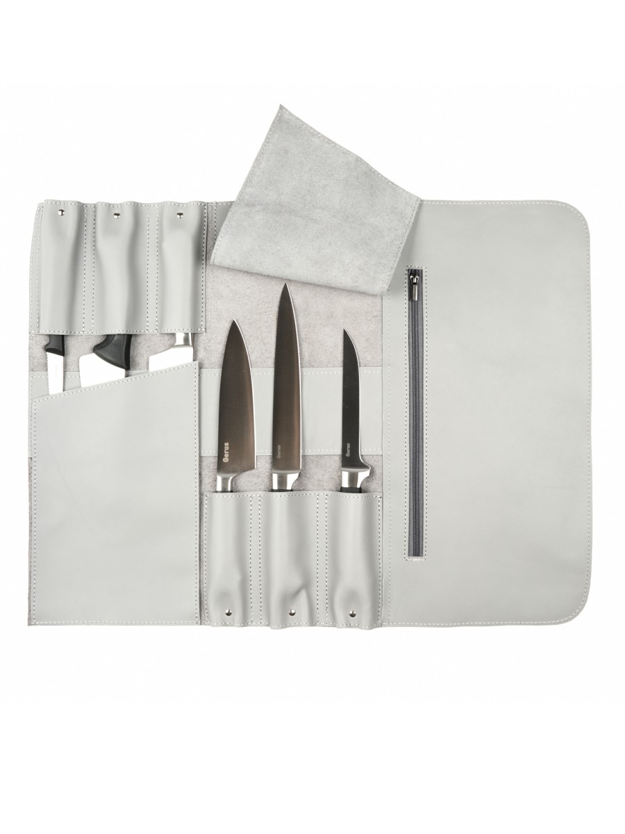 LRE500 - КОЖАНАЯ СУМКА СКРУТКА ДЛЯ НОЖЕЙ